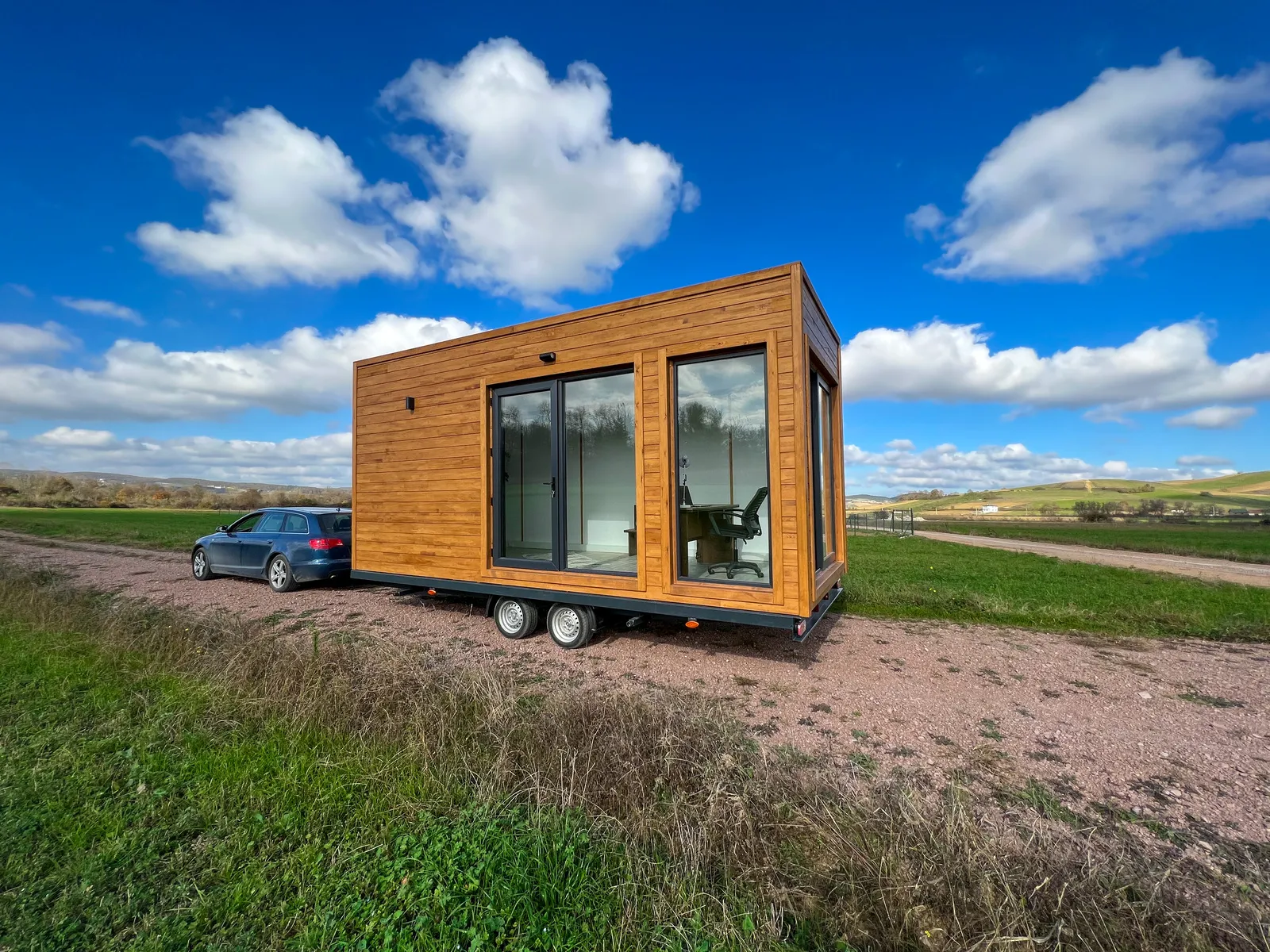 Office Nature Pro Tiny House mit Holzofen