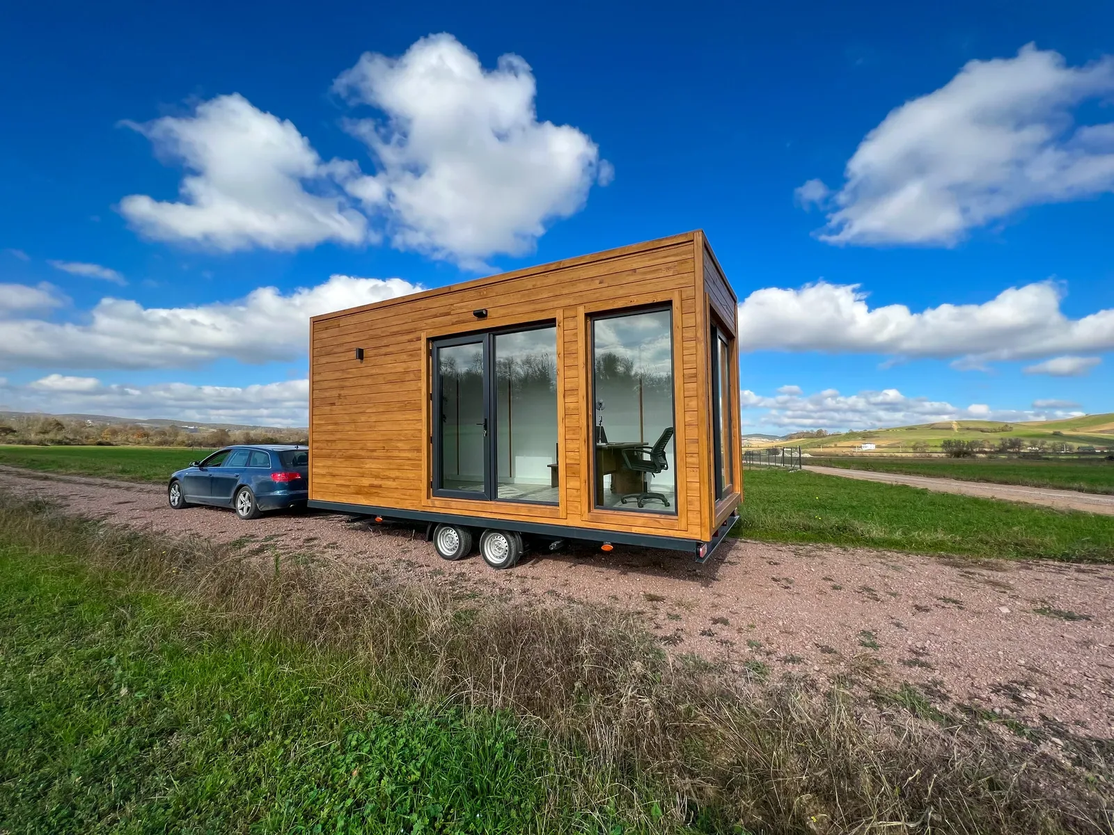 Office Nature Pro Tiny House mit Holzofen